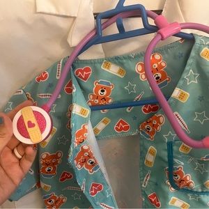 Melissa & Doug doctor costume with lab coat and stethoscope